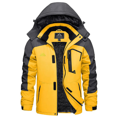 Hooded ski jacket, ideal for snow activities