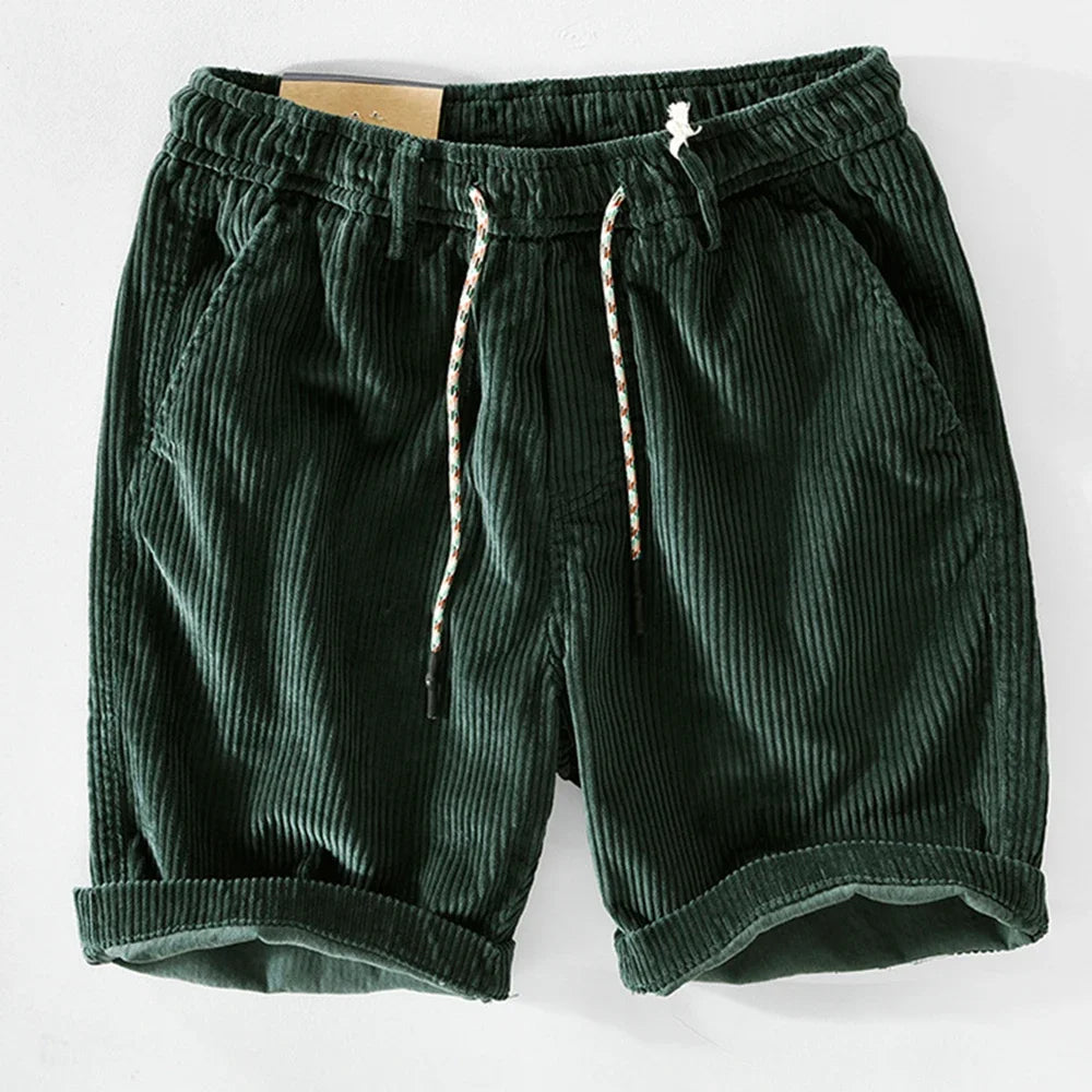 Hugo - Men's Retro Corduroy Shorts