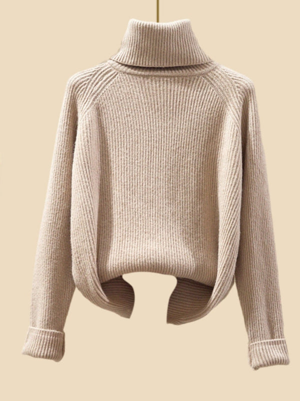 Women's 3-Piece Set: Wide-Leg Pants, Modern Sweater, and Elegant Cardigan