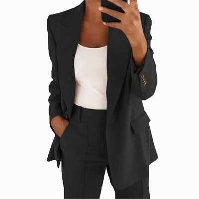 Chloe - Knitted jacket with lapels