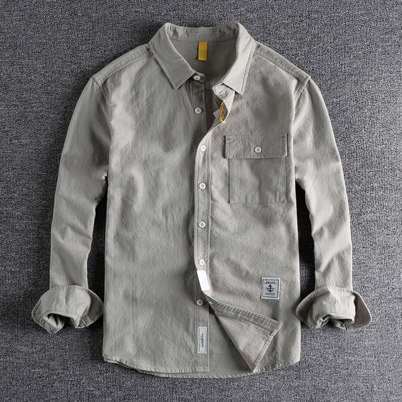 Thick textured shirt for a stylish look