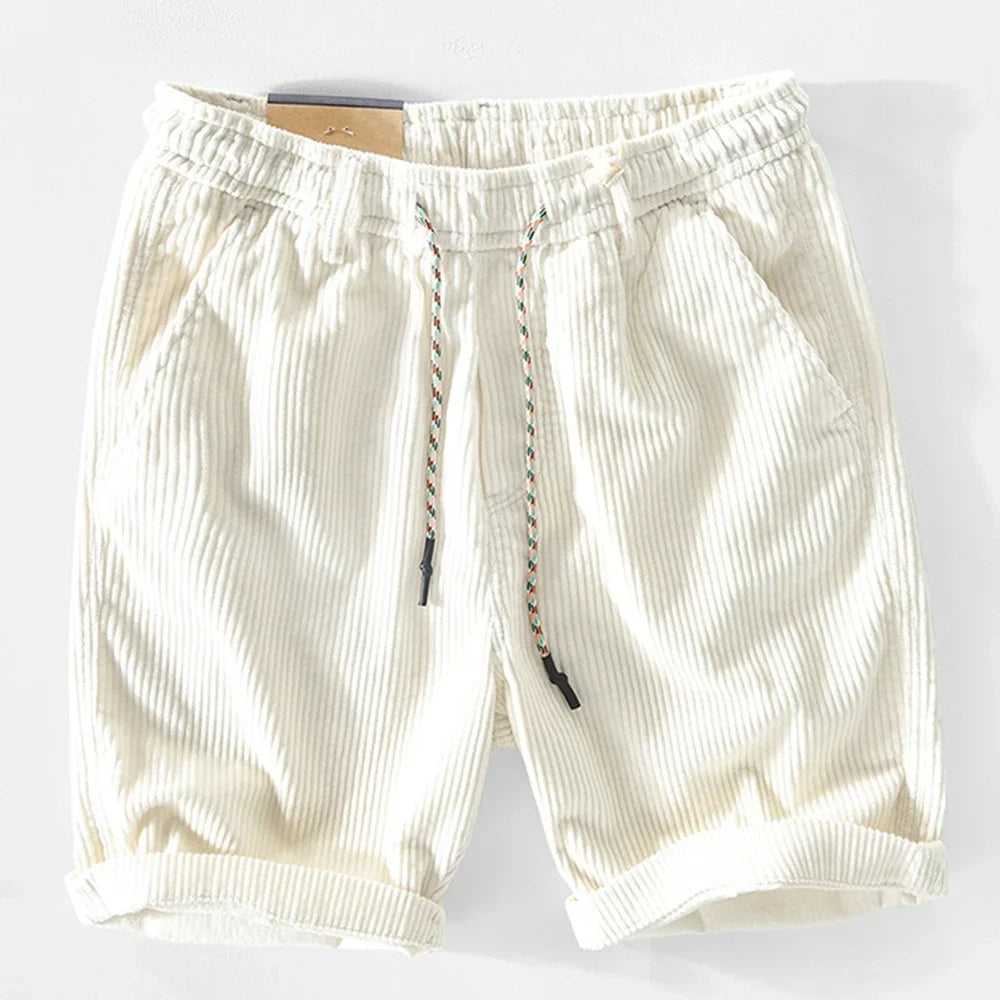 Hugo - Men's Retro Corduroy Shorts