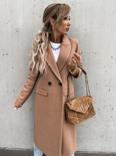 Elegant and Warm Long Coat for Women