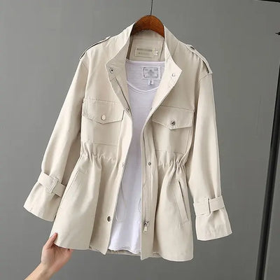 Alba - Women's windbreaker with high neck