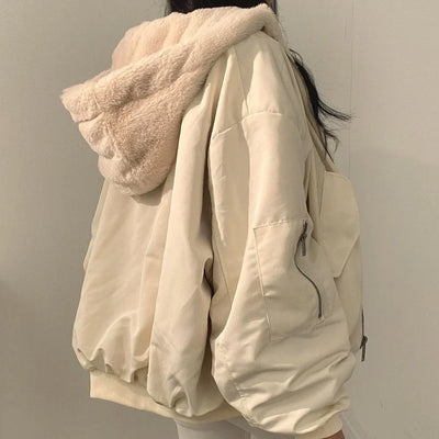 Reversible Oversized Sweatshirt Jacket for Maximum Comfort
