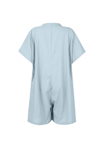 Anna - Loose-fitting jumpsuit with pockets and button closure