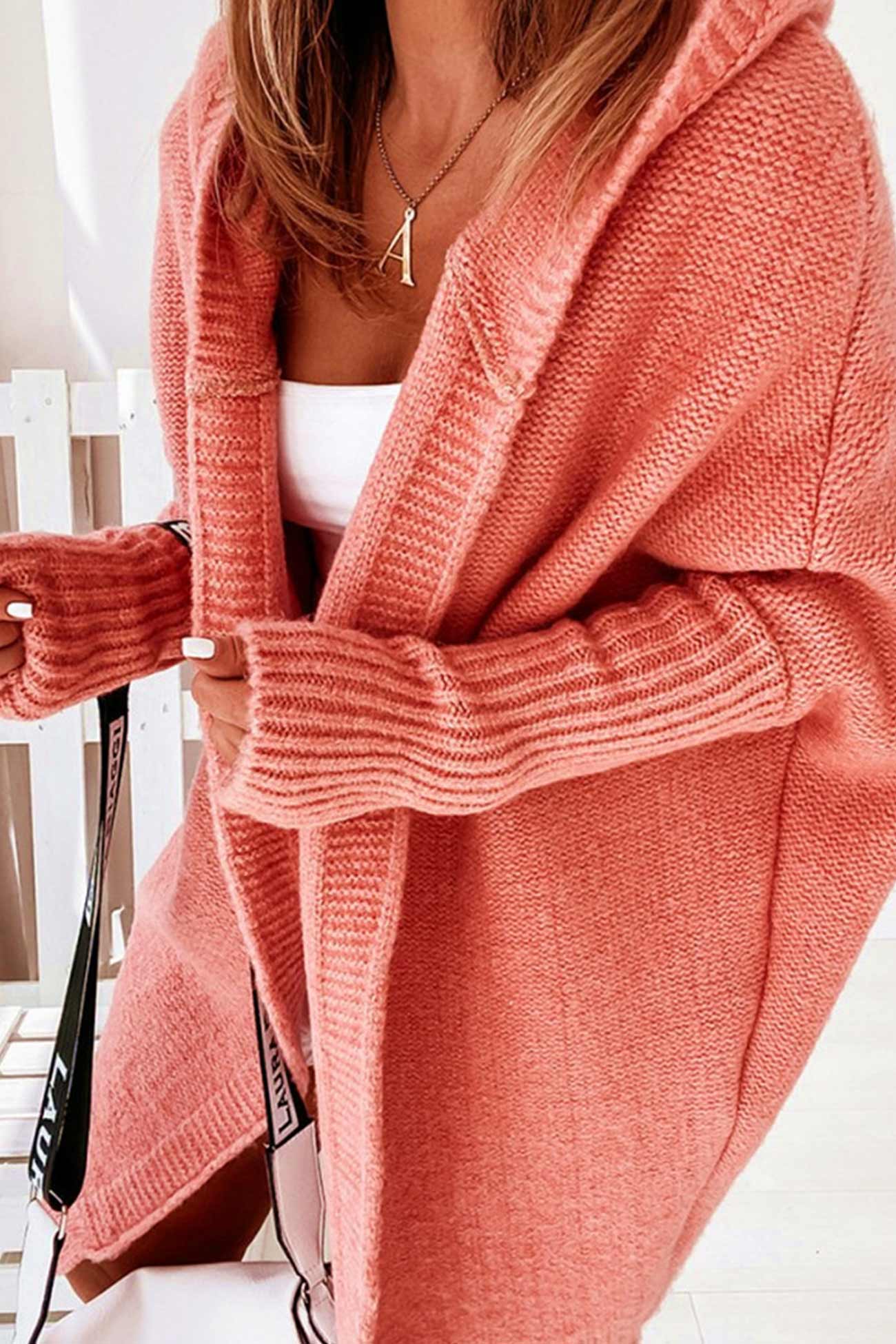 Hooded Open Cardigan – Style and Comfort