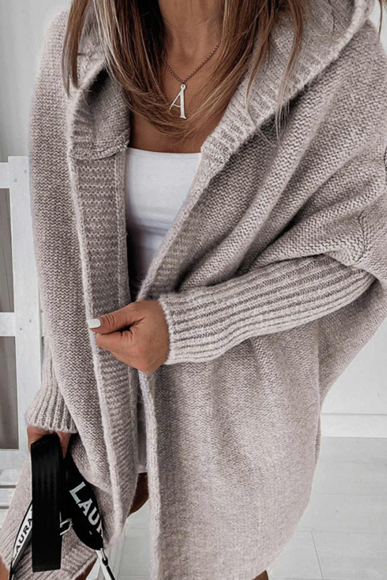 Hooded Open Cardigan – Style and Comfort