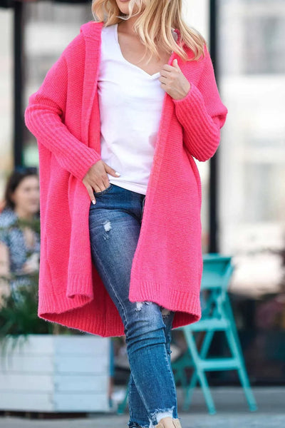 Hooded Open Cardigan – Style and Comfort