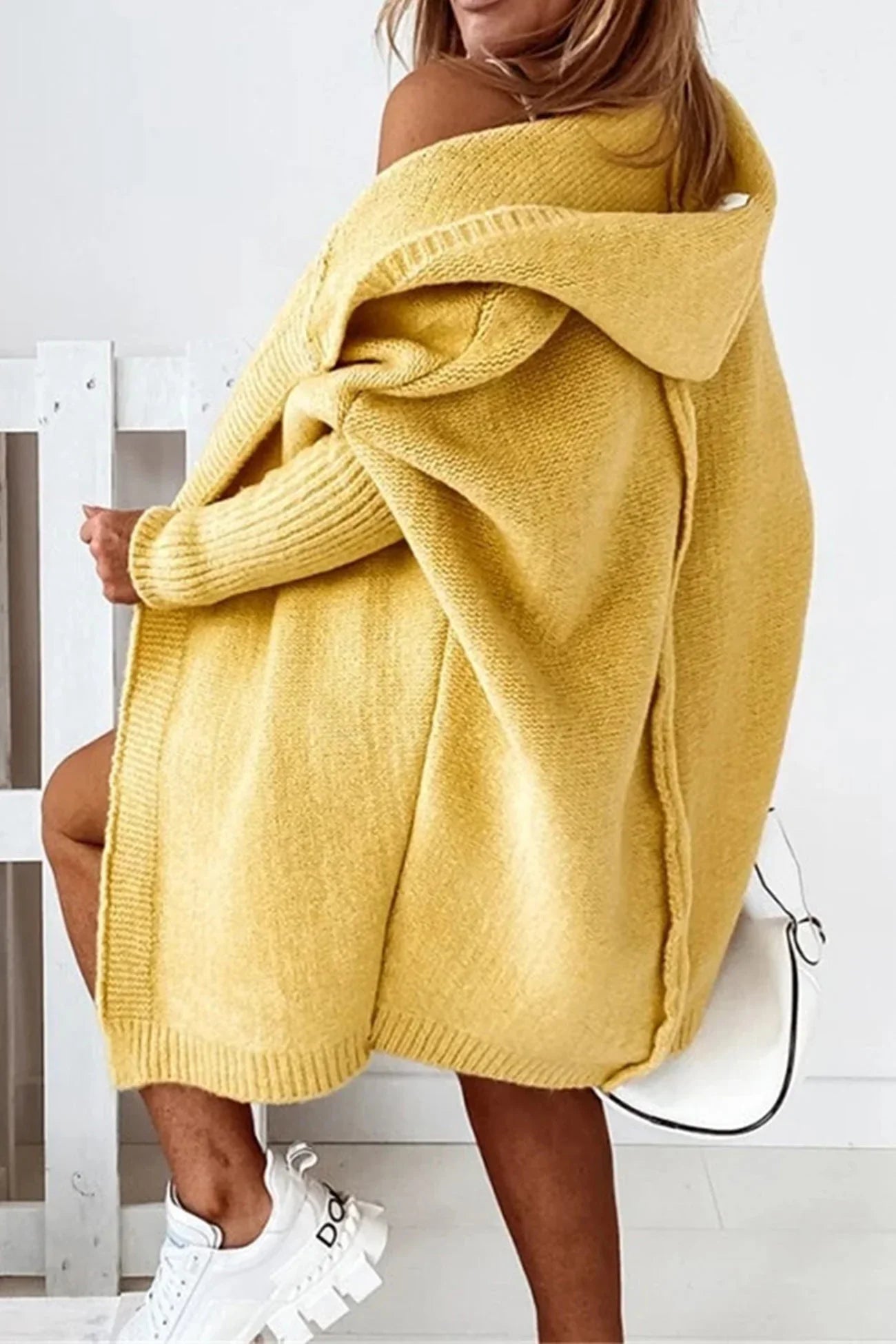 Hooded Open Cardigan – Style and Comfort