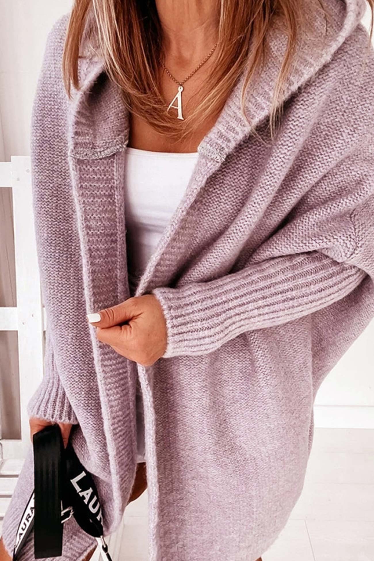 Hooded Open Cardigan – Style and Comfort