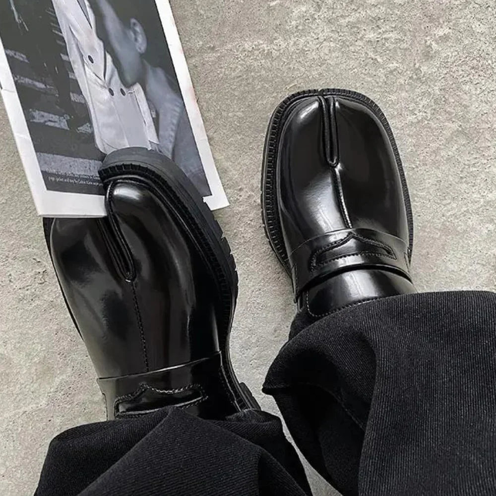 Elegant patent leather shoes