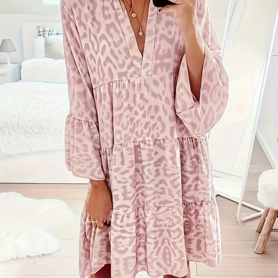 Andrea - Leopard Print Dress
