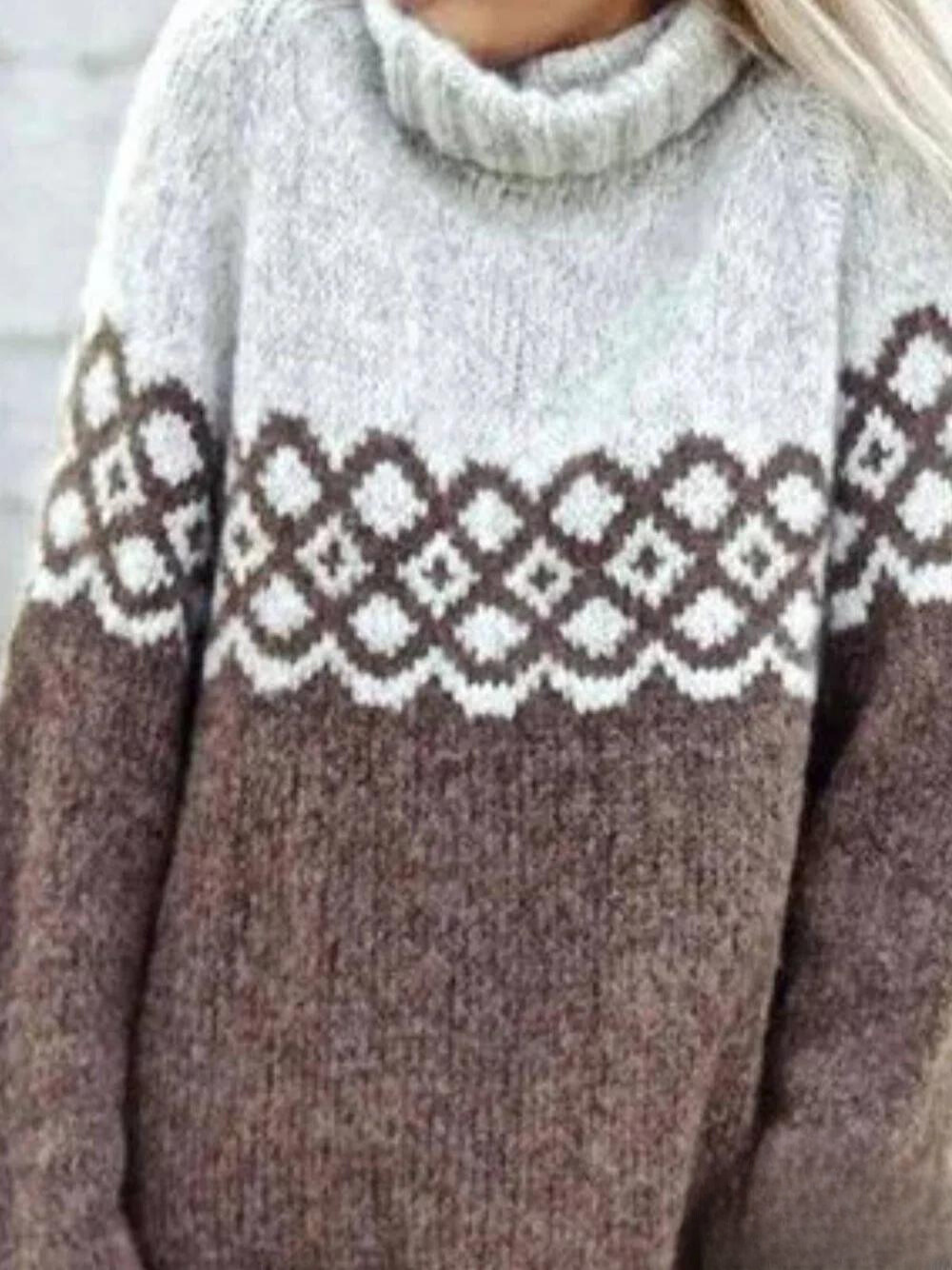 Giselle - Casual Turtleneck Sweater