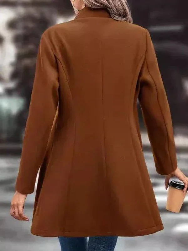 Brown long-sleeved jacket