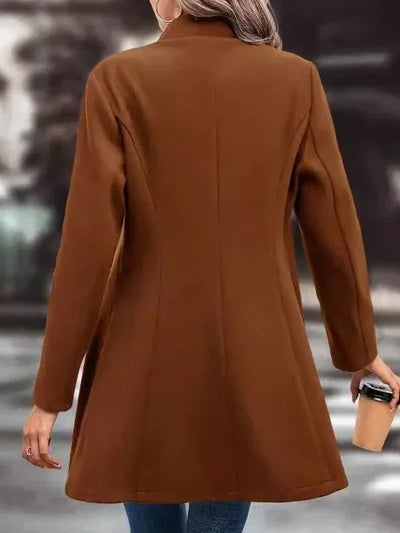 Brown long-sleeved jacket