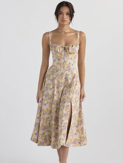 Gemma - Casual dress with side slits