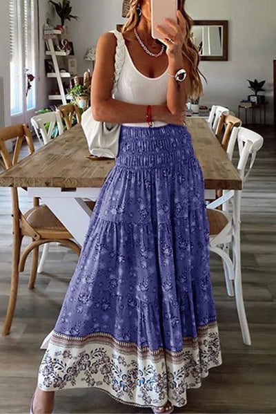 Gemma - Boho print skirt
