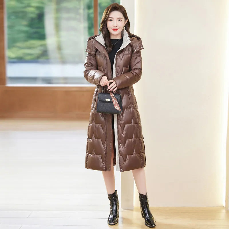 Women's Long-Sleeved Hooded Coat – Winter Fashion