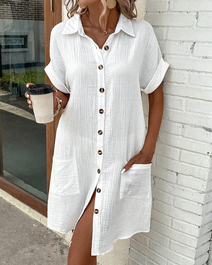 Frendi - Elegant knee-length dress