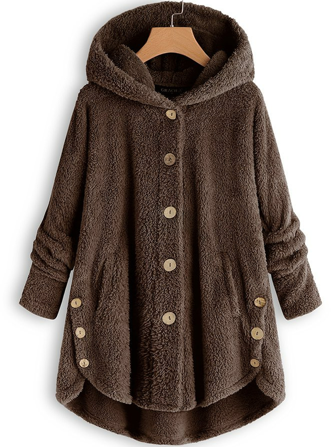 Monochromatic Corduroy Sweatshirt Jacket with a Loose Fit for Maximum Comfort
