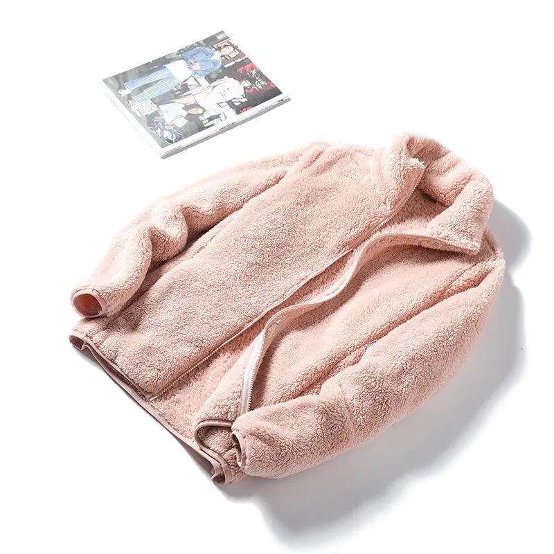 Soft zip-up jacket: comfort and style in one