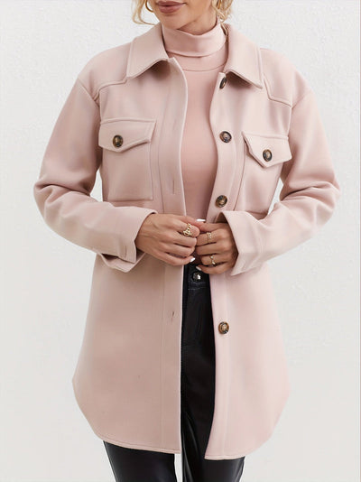 Elegant Women's Coat with Belt and Modern Design