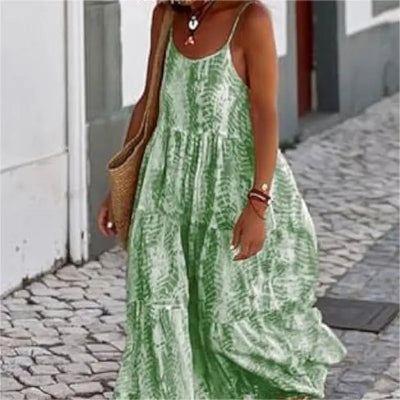 Victoria - Asymmetrical Printed Dress
