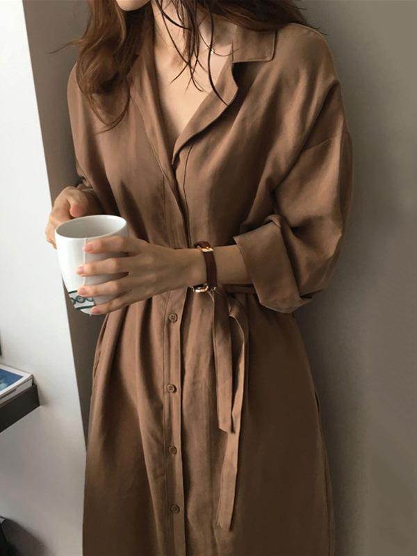Abigail - Effortlessly Chic Draped Long Coat