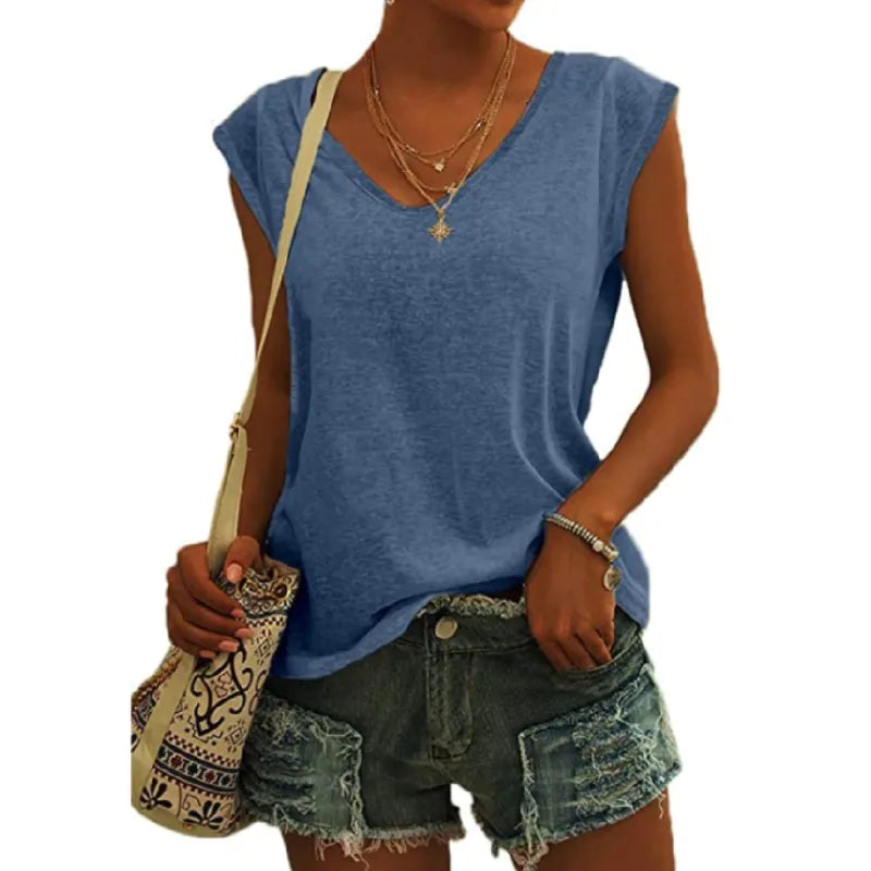 Emma - V-neck knit top