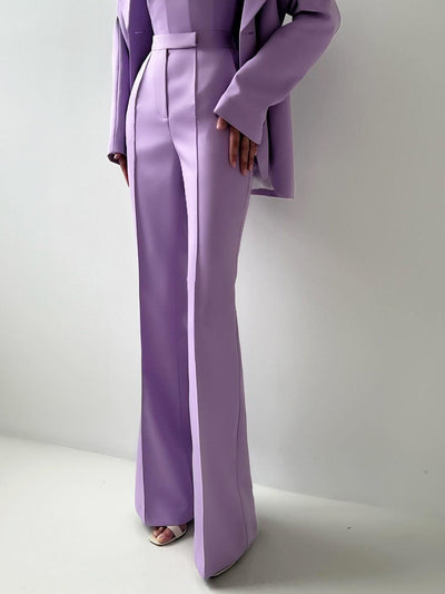 Yaiza - Essential urban solid color blazer