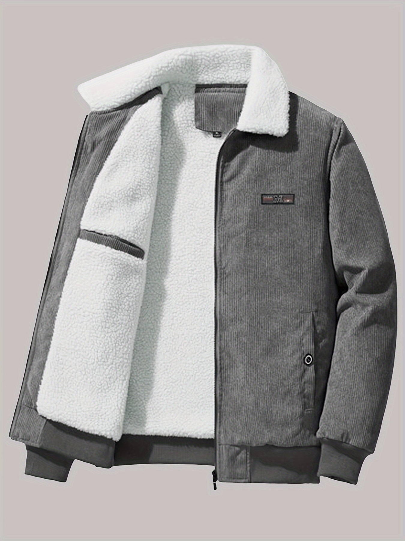 Men's Retro Long Sleeve Winter Jacket
