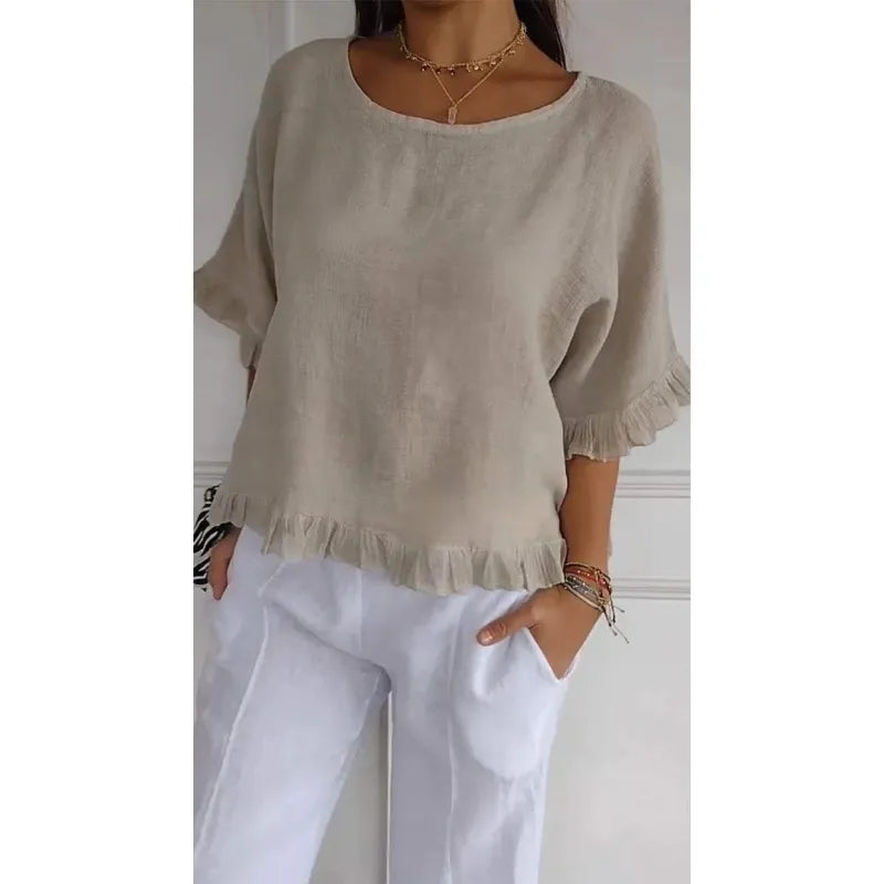Gina - Casual round neck t-shirt