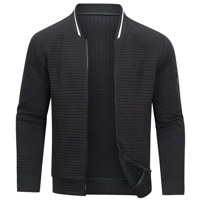 Men's casual jacket with a minimalist and warm design