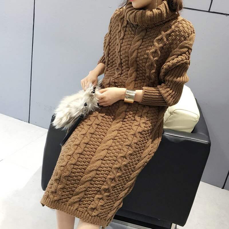 Women's Long Turtleneck Sweater – Warm Long Sleeve Sweater