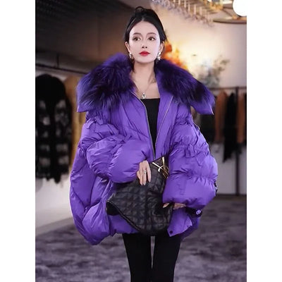 Women's Faux Fur Insulated Jacket – Warm and Stylish