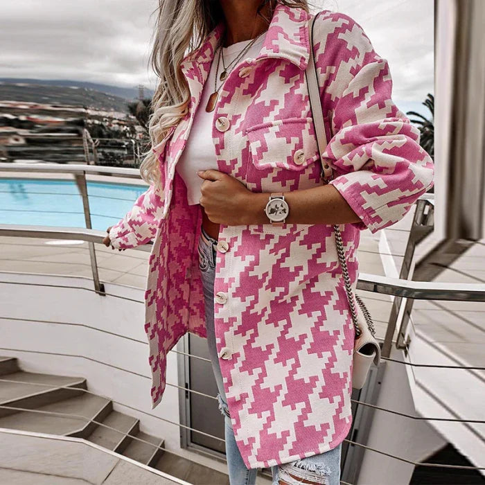 Elegant Women's Trench Coat for Fall and Winter | Casual Long-Sleeved Turn-Down Collar Jacket