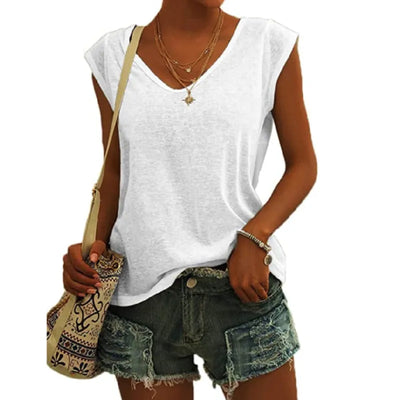 Emma - V-neck knit top