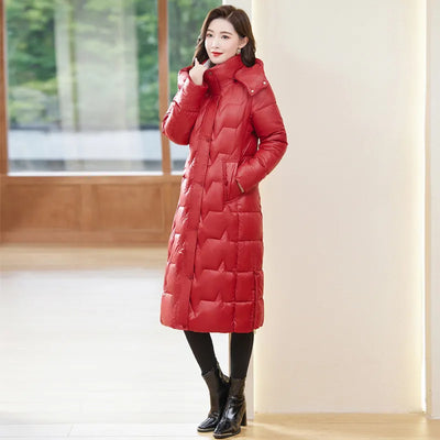 Women's Long-Sleeved Hooded Coat – Winter Fashion