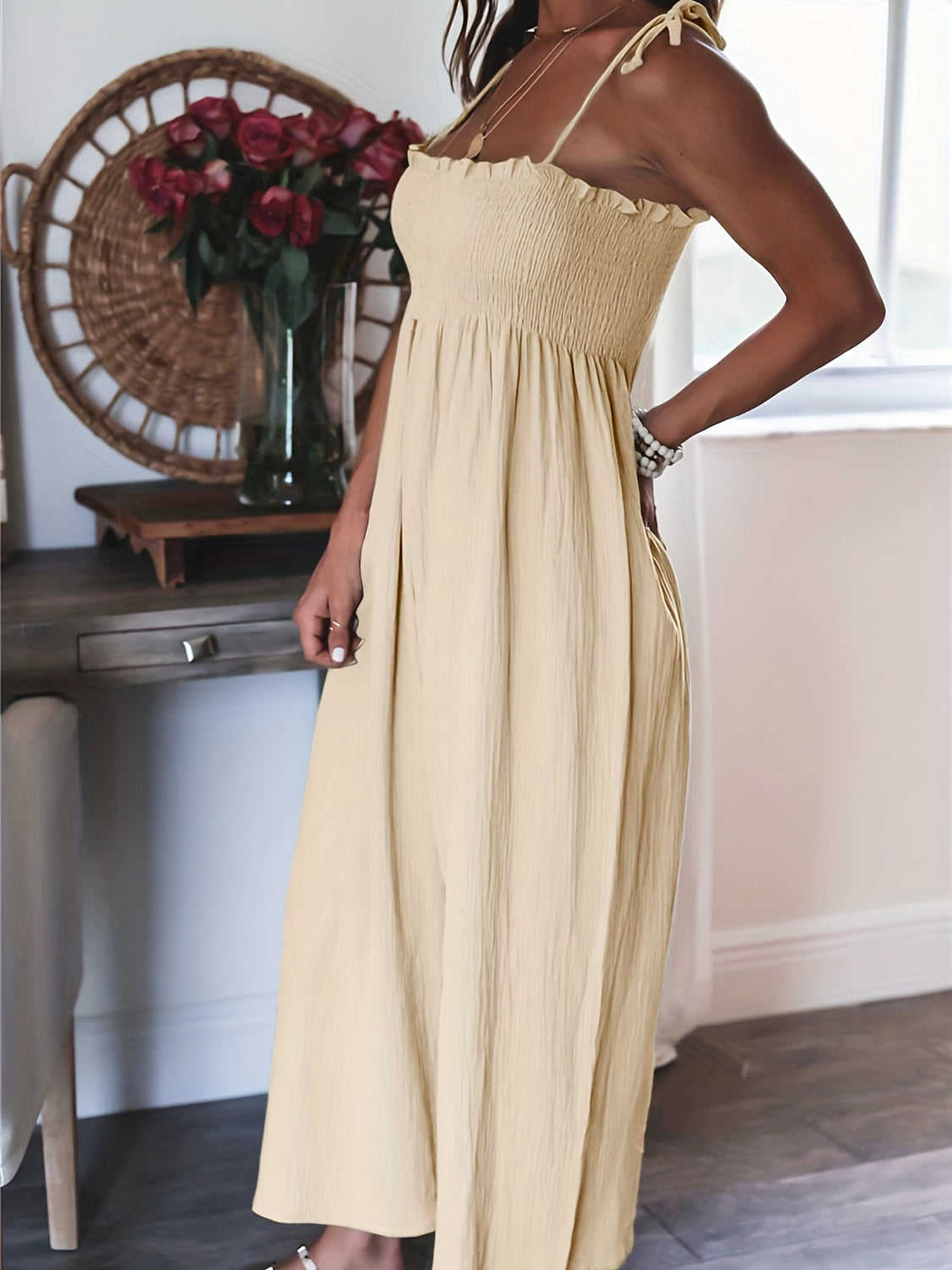Camila - High-waisted strappy jumpsuit