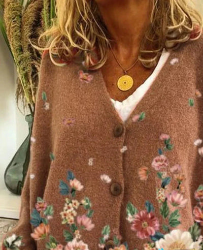 Avani - Casual Long Sleeve V-Neck Sweater