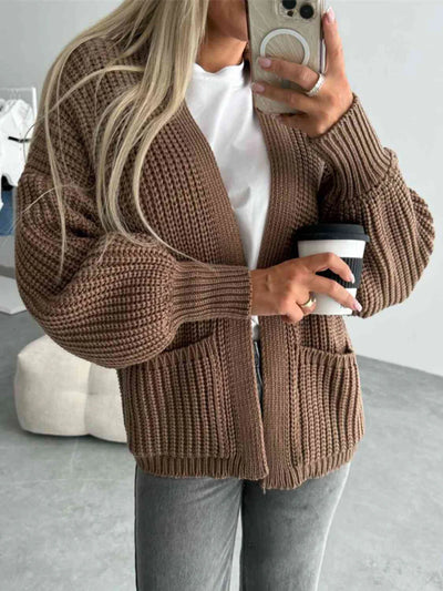 Elegant open-front cardigan: style and comfort for every day
