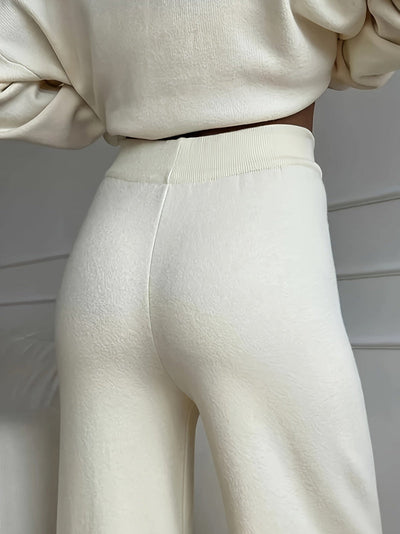 Women's Casual Turtleneck Sweater and Pants Set
