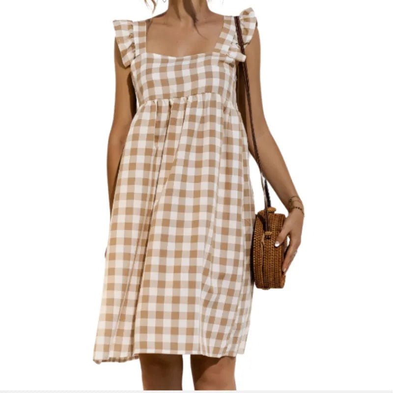 Blue Vichy Dress