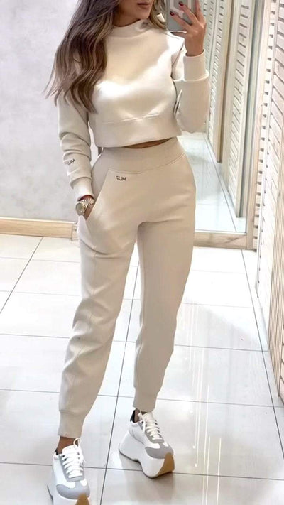 Women's Turtleneck Sweater Set - Ideal for Fall and Winter