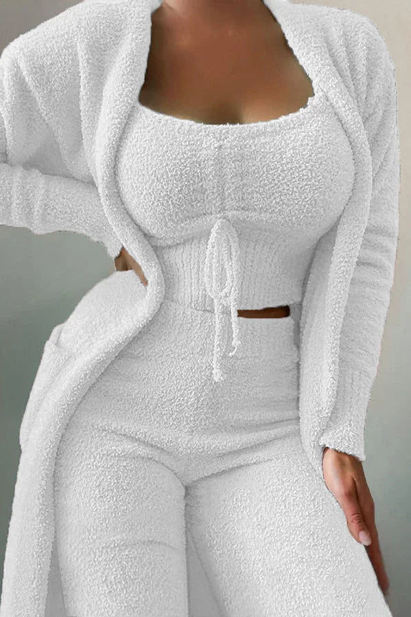 Cozy A La Mode 3-Piece Fleece Pajama Set
