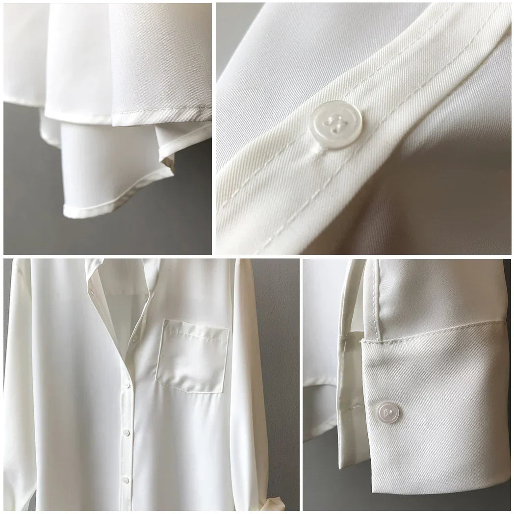Reverie Lotus Satin Blouse