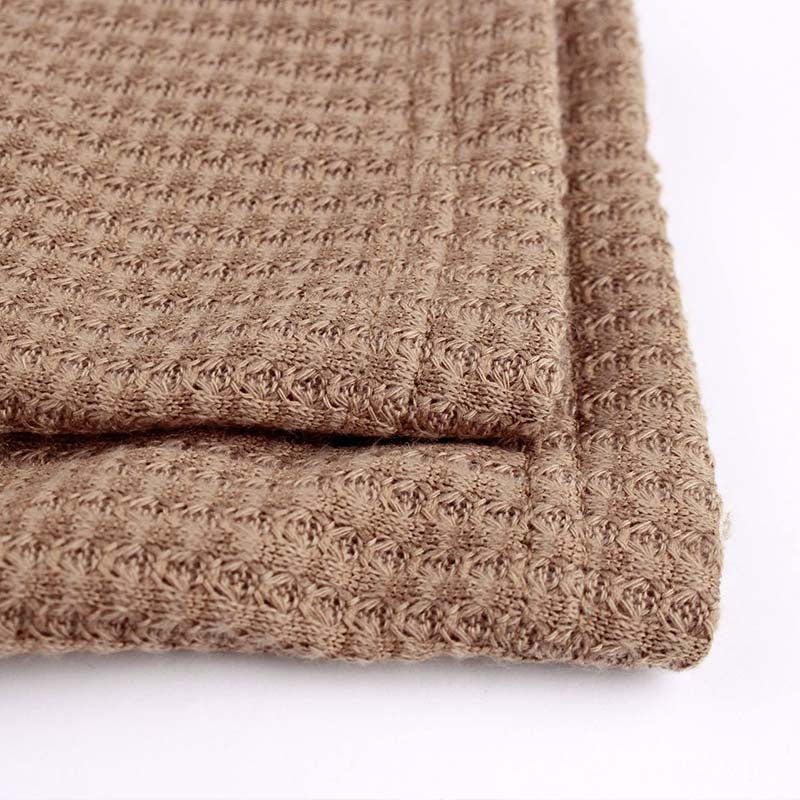 Women's Asymmetrical Waffle Sleeve Coat - Elegant Lapel Design
