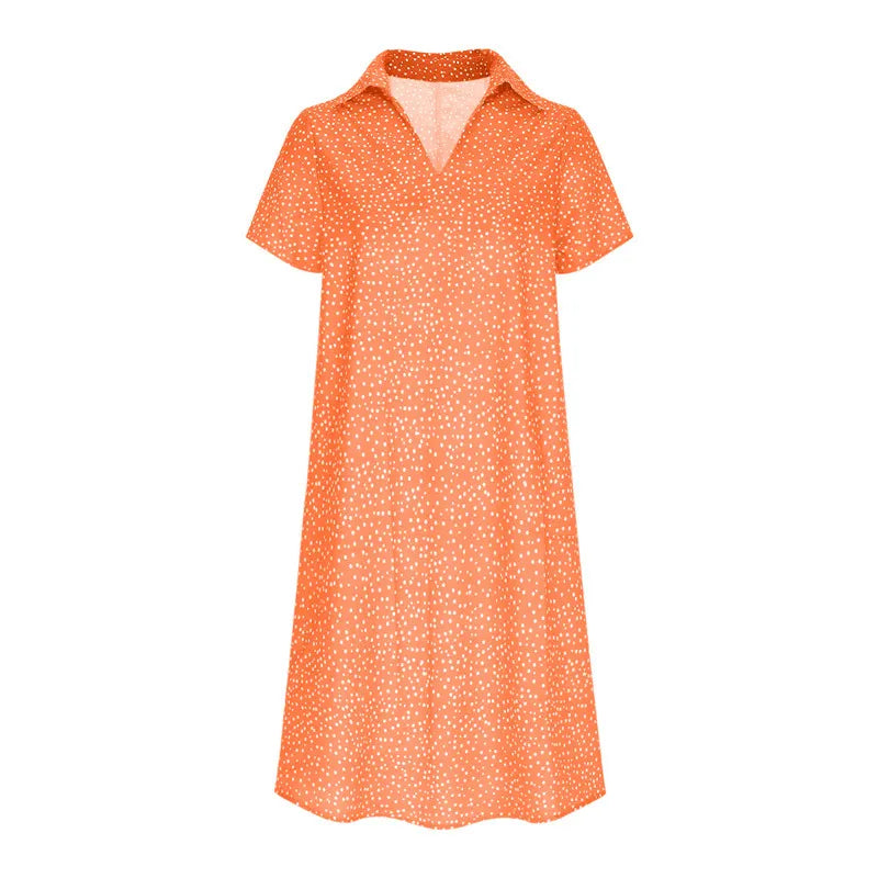 Eliana - Short-sleeved dress perfect for summer