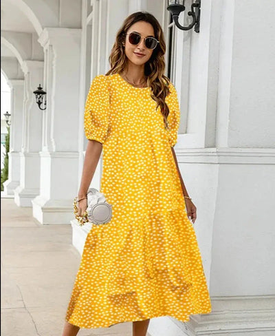 Karolina - Printed dress for summer